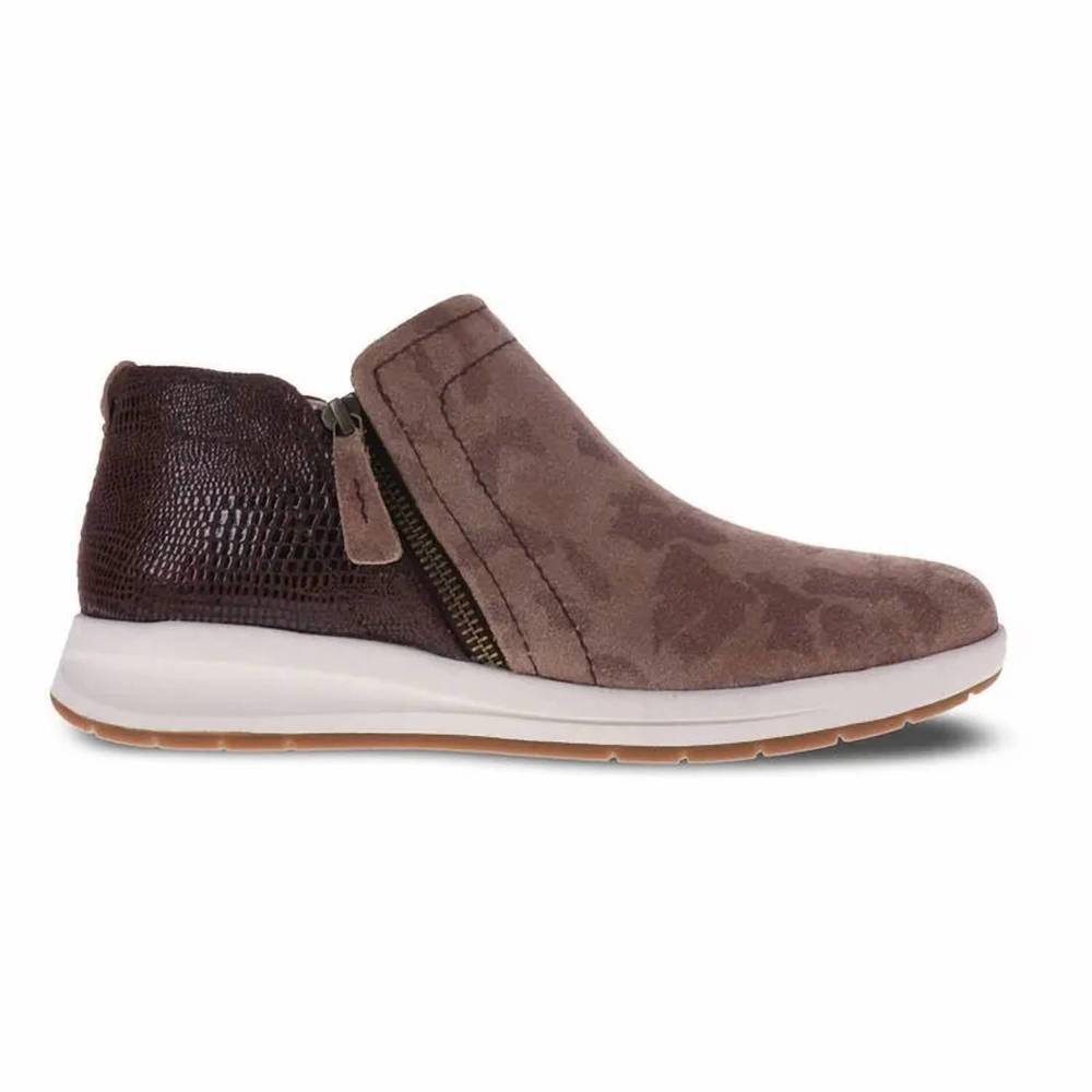 NEW REVERE women's dublin boot in cognac camo/espresso lizard